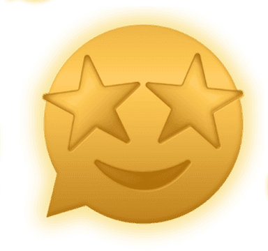 VOTE coin with smiley face