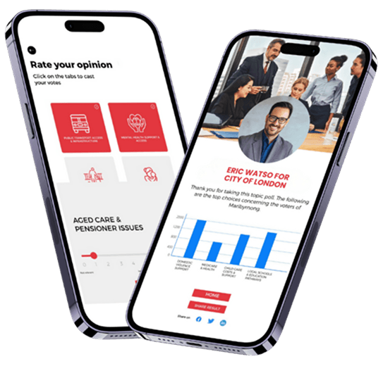 VOTE Meme Coin mobile app interface